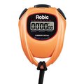 Robic Robic 2004922 SC-429 Water Resistant All Purpose Stopwatch; Orange 2004922